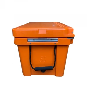 Custom logo easy move durable big capacity 50 liters portable ice cooler box