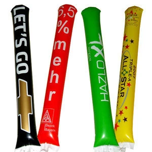 Custom Logo eco friendly cheering noise makers advertising Inflatable Stick