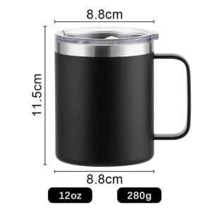 Buy Custom Logo Leak Proof 12oz Tumbler Stainless Steel Travel Coffee ...