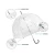 Import Custom Logo Printing Women Clear PVC 8K Bubble Umbrella With Easy Grip Handle from China