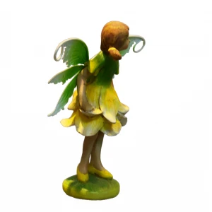 Custom-made handmade carved fashion  resin angel fairy for Garden and Outdoor Decor