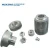Import Custom made precision metal fabrication service aluminum parts CNC machining from China