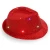 Import custom party led light supreme fedora juzz hat with sequins from China