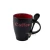 Import Custom Plain White Ceramic Coffee Mug Black Stoneware Tea Cup With Lid Spoon In Handle Manufacturer from China