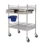 Import custom precise fabrication services stainless steel medical trolleys carts from China