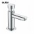 Import Custom printing logo brass faucet time delay self closing basin push button tap from China