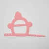 Custom Safety baby teether food grade silicone funny toy silicone bracelet teether