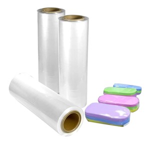 Custom Size Color Transparent Packaging Film Pof Printed Food Packing Film Bag Plastic Film Rolls For Lamination