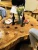 Import Custom size live edge solid rustic wood slab for sale table top walnut office table a manger meeting conference table from China
