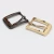 Import Custom Square Solid Brass Genuine Leather Belt Buckle Man from China