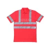 Custom wholesale orange color safety work shirts hi vis workwear polo