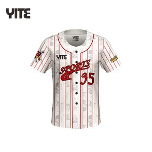 Custom Your Own Design Printing Baseball Shirts Best Selling team  Baseball Jersey Stripe Baseball Jersey