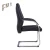 Import customer aluminum legs pu visitor waiting office chairs from China