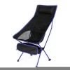 Customizable portable lightweight folding chairs high back fishing beach foldable chair with carry bag