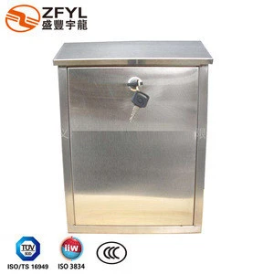 Customize Modern Indoor or outdoor Stainless Steel Mailbox