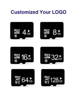 Customized 16GB 32GB 64GB Mini Sd Card TF Memory Cards for Phone For Computer