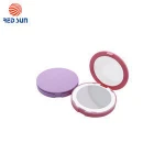 Customized 5X Magnifying Led Pocket Portable Lighted Makeup Mirror