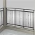 Import Customized Best Selling Aluminum Balustrade for Construction site railing factory metal railing from China