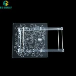 Customized clear acrylic coffee table high end acrylic furniture