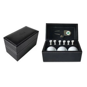 Customized Golf Ball Divot And Towel Gift Box Bulk Golf Tee Ball Set