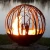 Import Customized Image Laser Cutting Flat Plate Globe Patio Fire Pits Burning Wood or Charcoal from China
