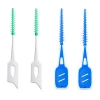 Customized label soft silicone rubber interdental brushes