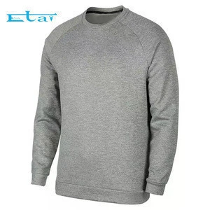 Customized  Plastic Print  Long Sleeve T-shirt High Quality Cotton Thick Fashion Men T Shirt