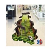Customized printing 3d High Quality Vinyl Pavement Stickers Floor graphics decals