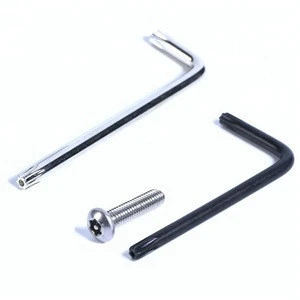 Customized special alloy steel allen torx hex key wrench with holes