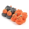 Cute Pumpkin Design Baby Booties Fleece Infant Shoes Newborn Socks Slipper For Boys Girls Halloween Gift