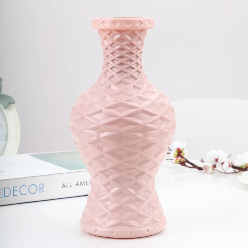 Cylinder Wedding Centerpiece Flower Vases Plastic Pot Vase Wholesale OEM for Bar Party Wedding Home Hotel Restaurant
