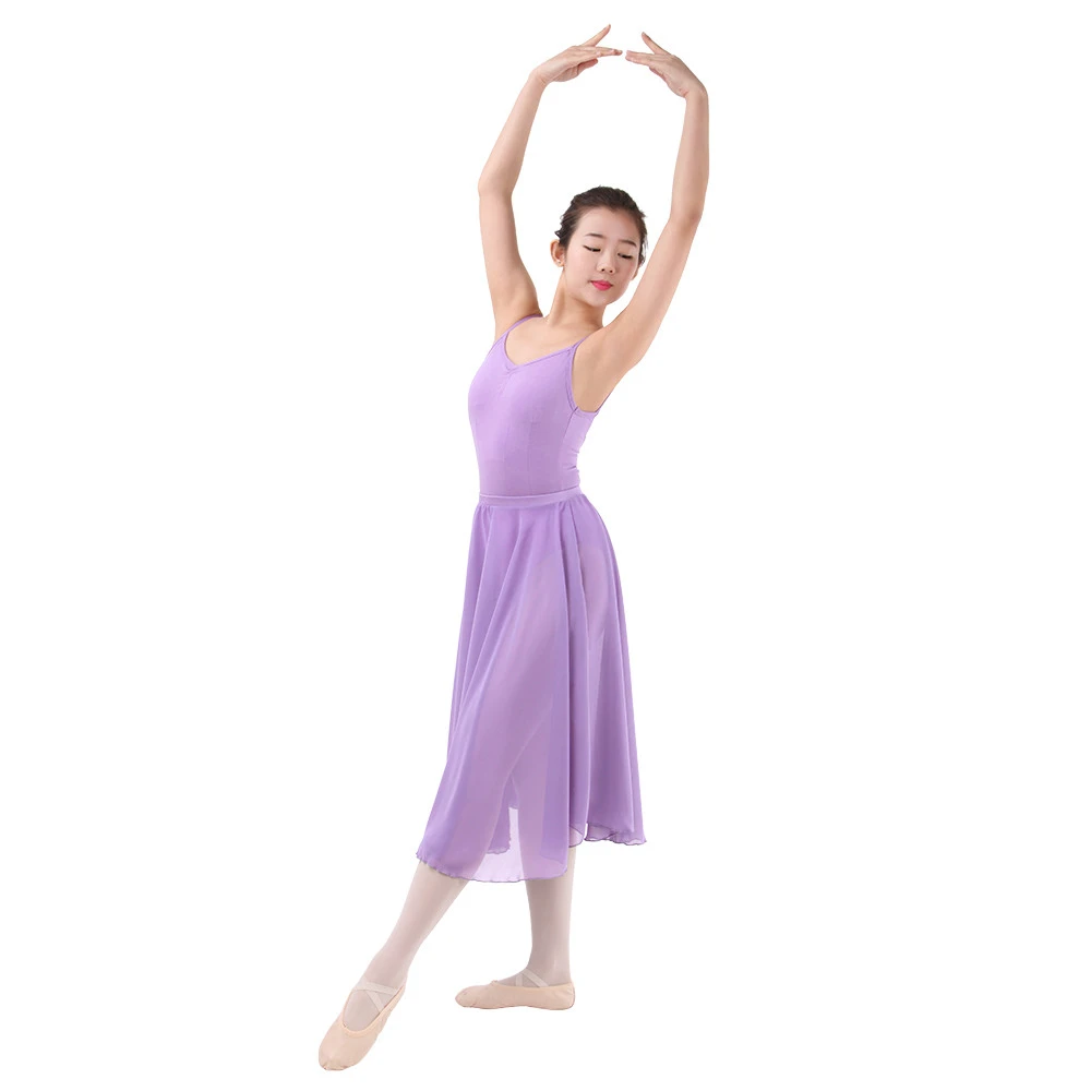 Dansgirl Ballet Pull-on Long Chiffon Dance Skirt Performance Wear