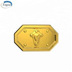 Decorative Fashion Design Durable Gold Metal Belt Buckles for Women Accessories