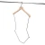 Import Deluxe custom beech wood swimwear body shape wide shoulder metal swimsuit hanger for women from China