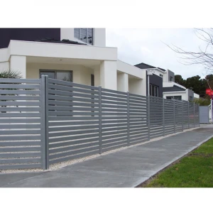 design aluminum alloy 6063 T3-T8 metal gates and fencing