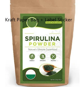 Dietary Fiber Type FDA Certified Organic Spirulina Powder 100%Pure Spirulina
