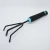 Import Different colors available 3 teeth garden rake metal rake with soft plastic handle from China
