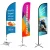 Import Digital Printing Decorative Advertising Open House Flag Custom Feather Beach Flag For Outdoor from China