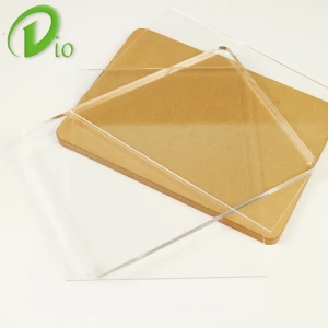 Dio wholesale 1220*1830mm 3mm hard surface anti-scratch cast acrylic sheet for train and car windows