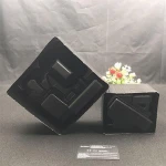 Disposable Black PS ESD Blister Plastic Tray for Electronic