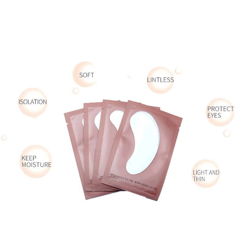 Disposable Eyelash Eye Patch Under Eye Pad Eyelash Extension Paper Patch Pink Fleeceless False Eyelash Sticker