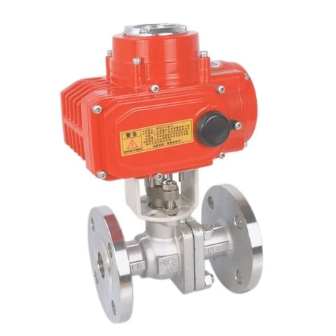 DN25 DN50 DN65 DN 100 floating type stainless steel electric actuated ball valve