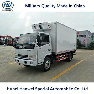 Dongfeng small 3 ton refrigerated truck 4 ton refrigerated truck cold storage truck for sale