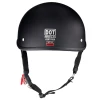 DOT CE certificate half face helmet for motorcycles in matte black