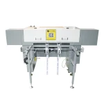 Double-head cutting webbing nylon belt high speed laser cutting machine 6040