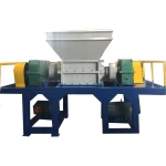 double shaft plastic bottle tyre shredding machines cost in india