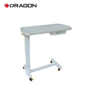 DW-OBT002 Adjustable movable patient hospital bed dining table