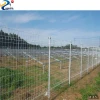 Easy-to-install Solar Power Ground mounting system Safety Fence made by iron wire mesh