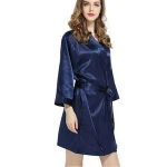 eco-friendly lace bra babydoll  design pajamas women satin ladies sleep wear
