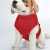 Eco-Friendly no pull purple dog vest harness mesh pet collar leash
